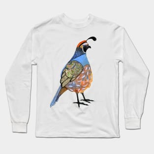 California Quail Long Sleeve T-Shirt